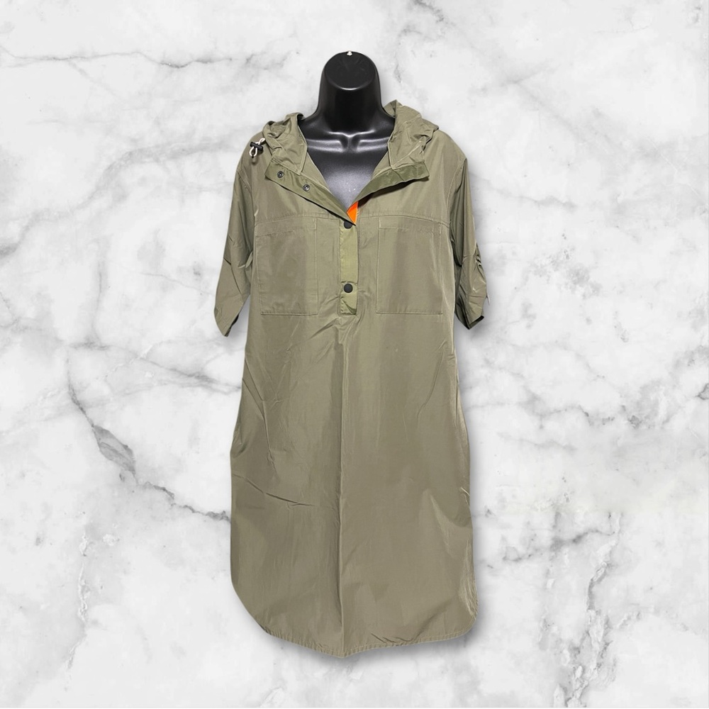 Bogner Olive Green Hooded Dress - Picture 2 of 7